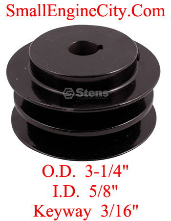 275-697-SC 132 Cast Iron Pulley Replaces Scag 48199  Jackshaft wheel drive pulley for walk behind units