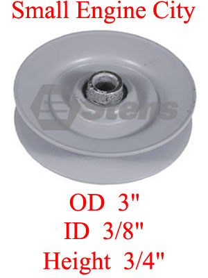 280-248-MT 129 Idler Pulley Replaces MTD 756-0116 / 756-0116A / 756-04209 / 756-0116C / 756-04213