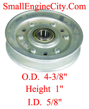thumbnail image 2 of Dixie Chopper OEM 6-Inch Flat Idler Pulley For Lawn Mowers – 683625 2 of 4