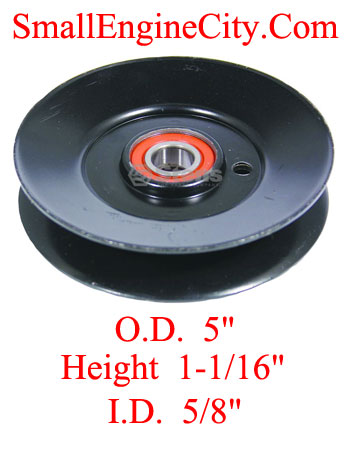 3/8" X 3-1/8" Idler Pulley Replaces Exmark  633167 