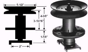 285-221-NO  Quill Assembly Replaces 307534 / 51450 / 56424 / 779066 / 50632 / 39493 / 327519 / 015891 / 327517