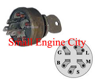 Snapper 26343 Ignition Switch