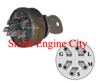403121 Ignition Key Switch Exmark 32 36 37 44 52 Inch Midsize Mowers 1-403121