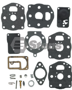 520-080-BR Carburetor Kit  Fits most flat head 16 and 18 hp twin cyl engines