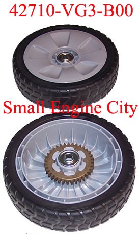 4-Pack Front & Rear Wheel Kit For Honda Self-Propelled Mowers HRR216, HRS216, HRT216